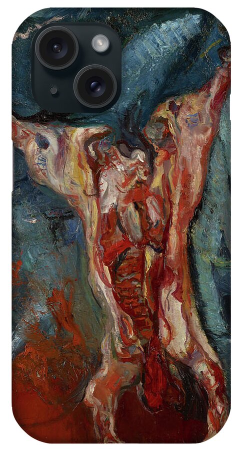 Chaim Soutine iPhone Case featuring the painting Carcass of Beef by Chaim Soutine