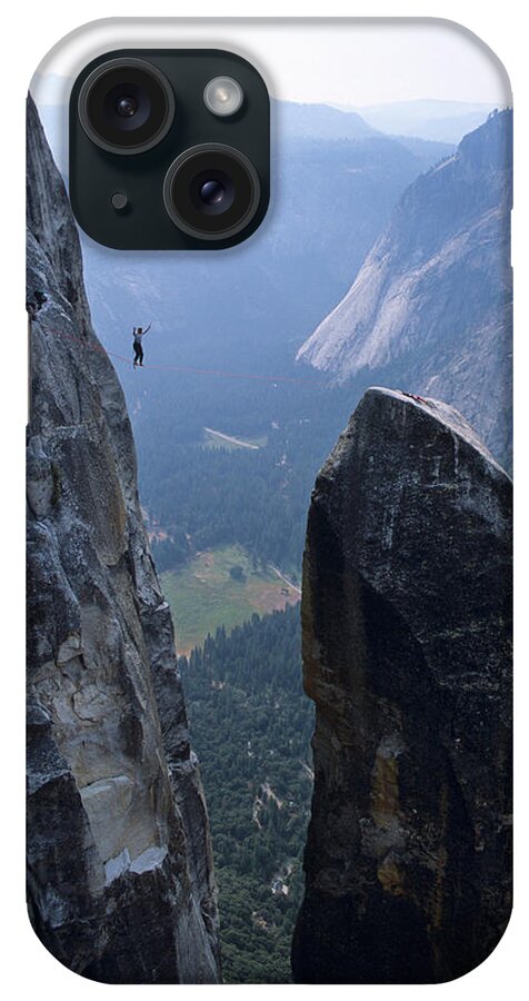 Tyrolean Traverse iPhone Case featuring the photograph Careful by Michaelsvoboda