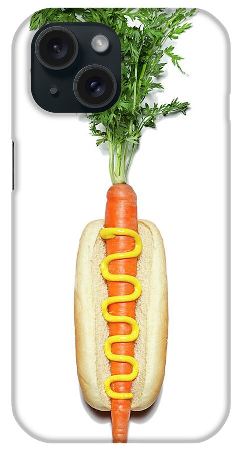 Unhealthy Eating iPhone Case featuring the photograph Carrot Dog by David Crockett