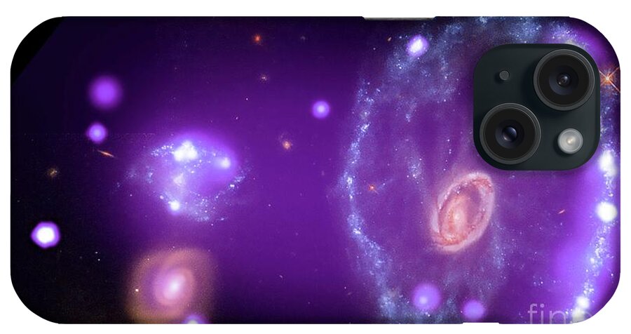 Cartwheel Galaxy iPhone Case featuring the photograph Cartwheel Galaxy Group by Nasa/cxc/stsci/science Photo Library