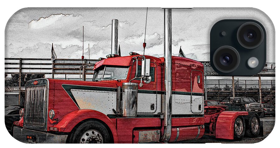 Big Rigs iPhone Case featuring the photograph Catr9563-19 by Randy Harris