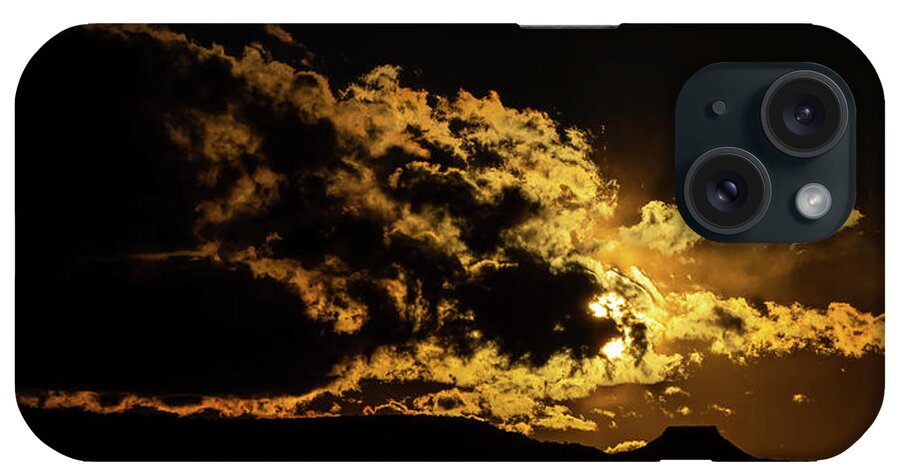 Sunset iPhone Case featuring the photograph Cerro Pedernal West by Britt Runyon