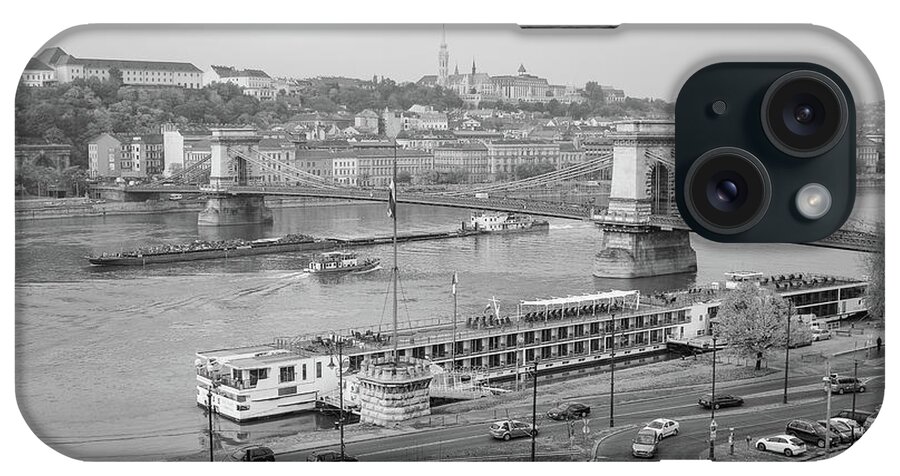 Danube iPhone Case featuring the photograph Chain Bridge on the Danube by Mark Duehmig