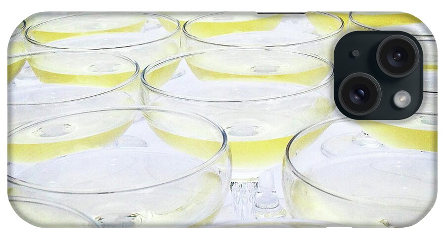 Britain iPhone Case featuring the photograph Champagne poured and waiting by Seeables Visual Arts