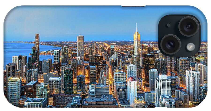 Chicago iPhone Case featuring the photograph Chicago Summer Solstice by Lev Kaytsner