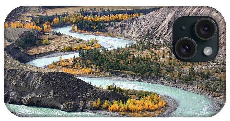 Twisted iPhone Case featuring the photograph Chilcotin River in Farwell Canyon BC by Robert C Paulson Jr