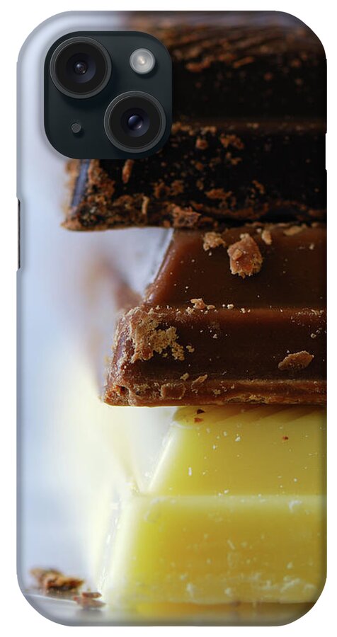 Unhealthy Eating iPhone Case featuring the photograph Chocolate Stack by (c)andrew Hounslea