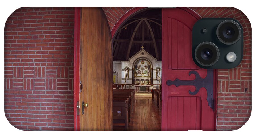 Church iPhone Case featuring the photograph Church Door by Michelle Wittensoldner