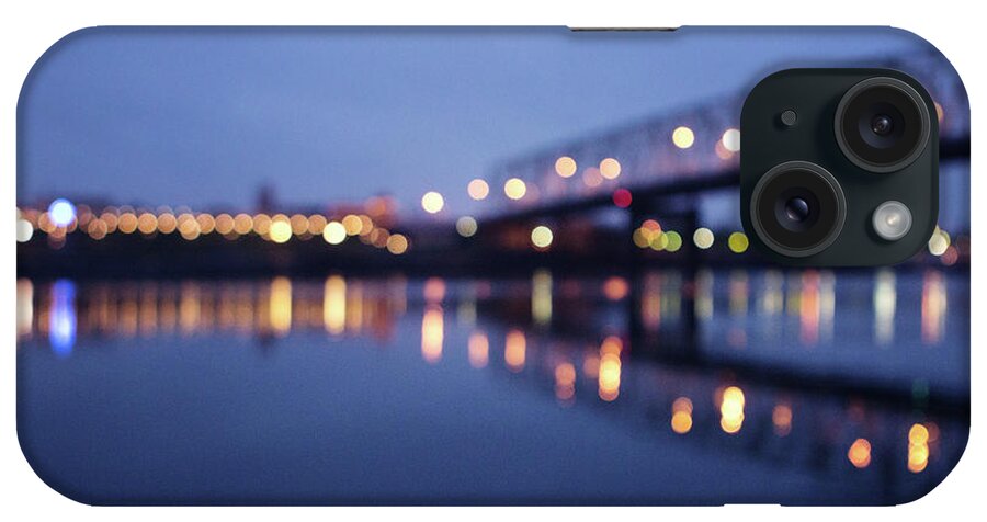 Tranquility iPhone Case featuring the photograph Cincinnati Taylor Southgate Bridge by Itziar Aio