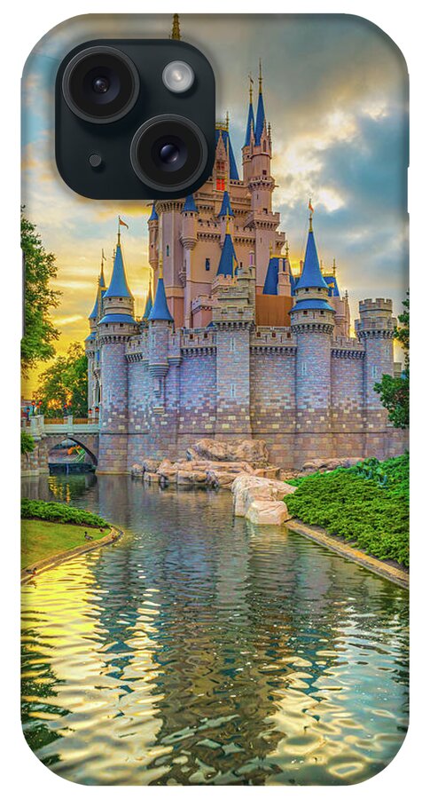 Famous Castle iPhone Case featuring the photograph Princess Dreams At Florida's Famous Castle by Gregory Ballos