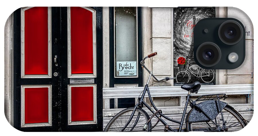 Hdr iPhone Case featuring the photograph City Bike Downtown by Debra and Dave Vanderlaan