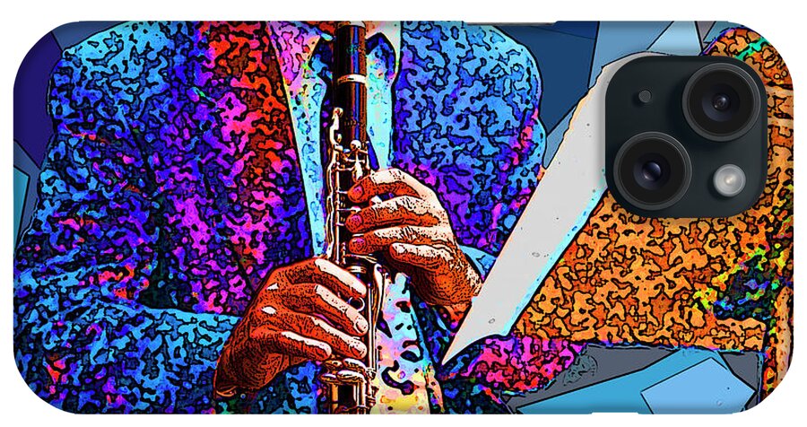 Clarinet iPhone Case featuring the photograph Clarinet Player by Jessica Levant