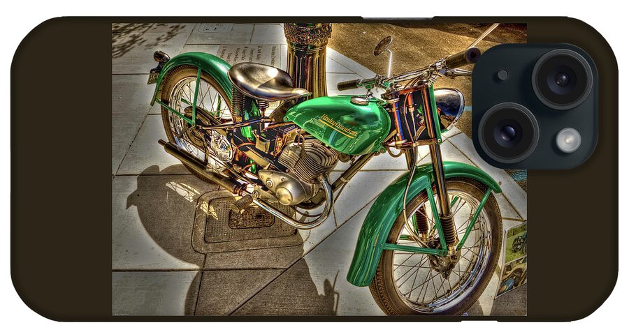 Motorcycle Artwork iPhone Case featuring the photograph Class by Thom Zehrfeld