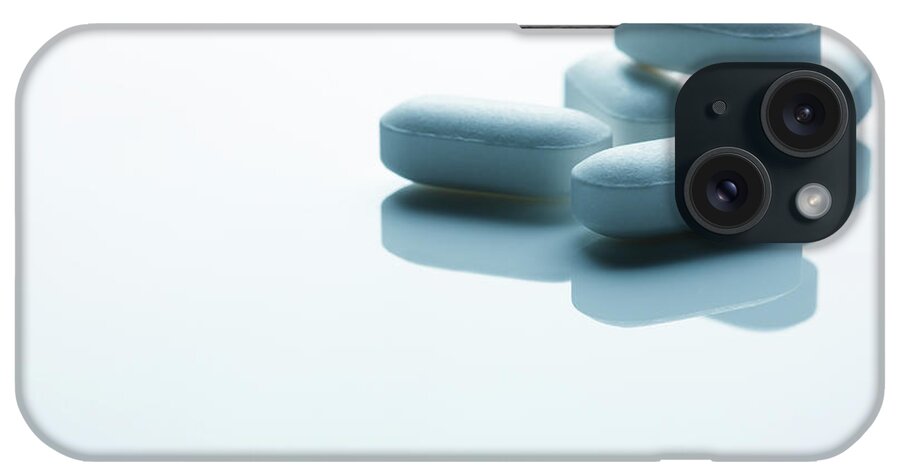 Five Objects iPhone Case featuring the photograph Close Up Of Pills by Opticopia