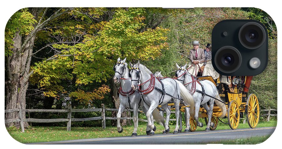 Berkshire iPhone Case featuring the photograph Coaching in the Berkshire by JBK Photo Art