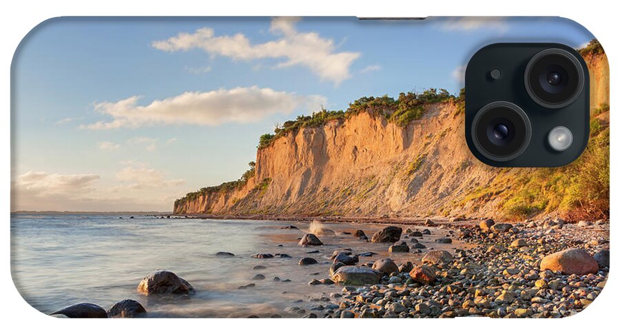 Estock iPhone Case featuring the digital art Coast Of Dornbusch In Germany by Christian Back