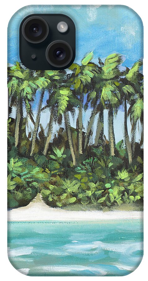 Coastal iPhone Case featuring the painting Coastal Escape II by Dan Meneely