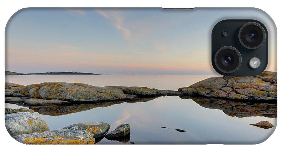 Tranquility iPhone Case featuring the photograph Coastline At Sunset by Johner Images