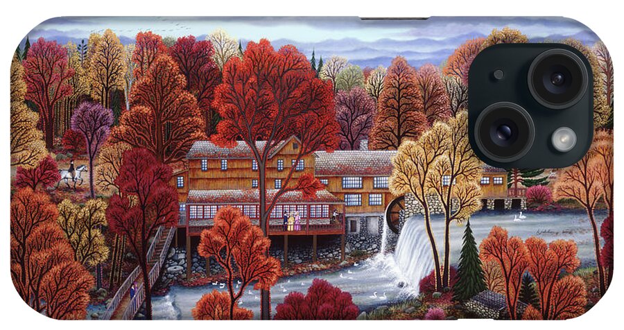Cobbs Mill Inn iPhone Case featuring the painting Cobbs Mill Inn by Kathy Jakobsen