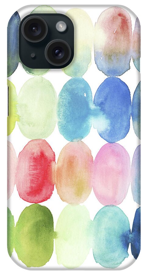 Abstract iPhone Case featuring the painting Color Melt I by Victoria Borges