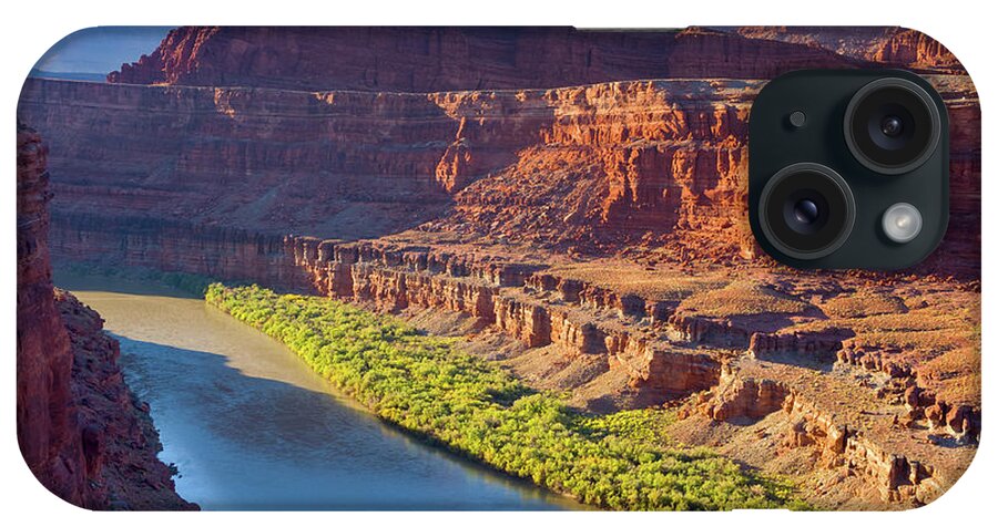 Scenics iPhone Case featuring the photograph Colorado River Flowing Through Canyon by Adventure photo