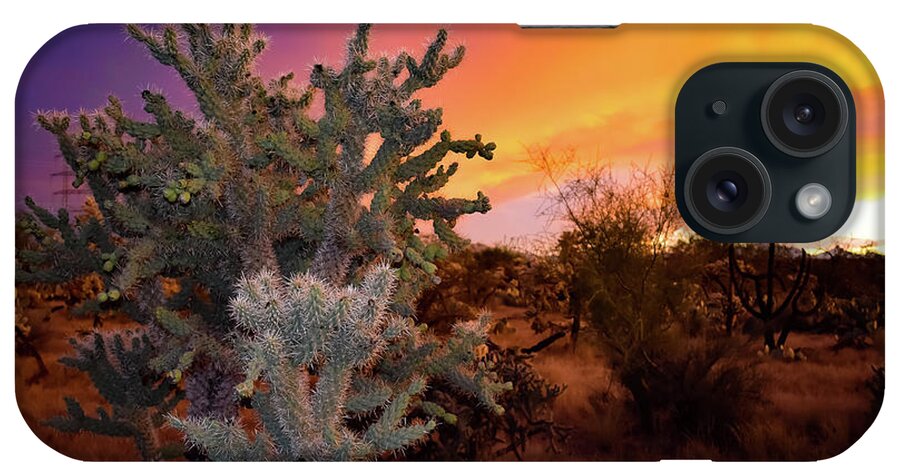 Sunset iPhone Case featuring the photograph Colors of the Setting Sun by Melisa Elliott