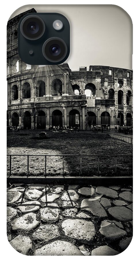 Arch iPhone Case featuring the photograph Colosseum In Rome by Mmac72