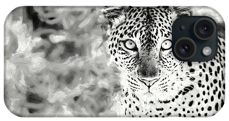 Leopard iPhone Case featuring the photograph Contact by Gaye Bentham