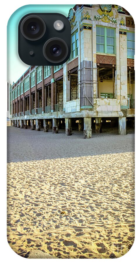 Asbury Park iPhone Case featuring the photograph Convention Hall Beach View by Colleen Kammerer