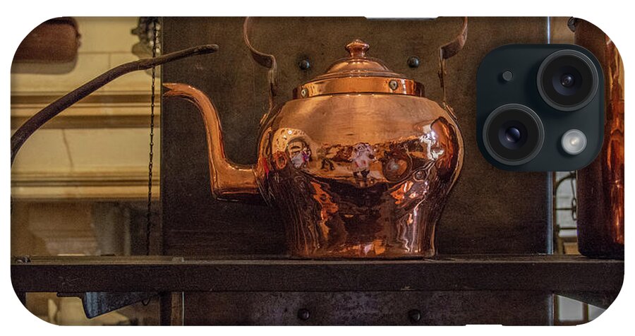 Copper Kettle iPhone Case featuring the photograph Copper Kettle by Marcy Wielfaert