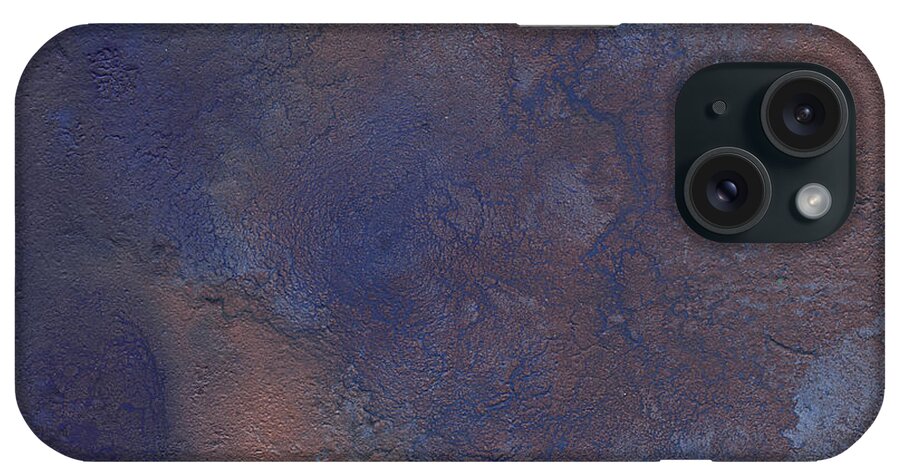 Abstract iPhone Case featuring the painting Copper Sizzle by Jai Johnson