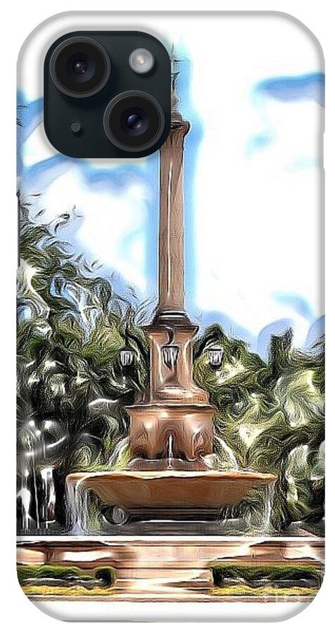De Soto Fountain iPhone Case featuring the photograph Coral Gables De Soto Fountain by Mesa Teresita