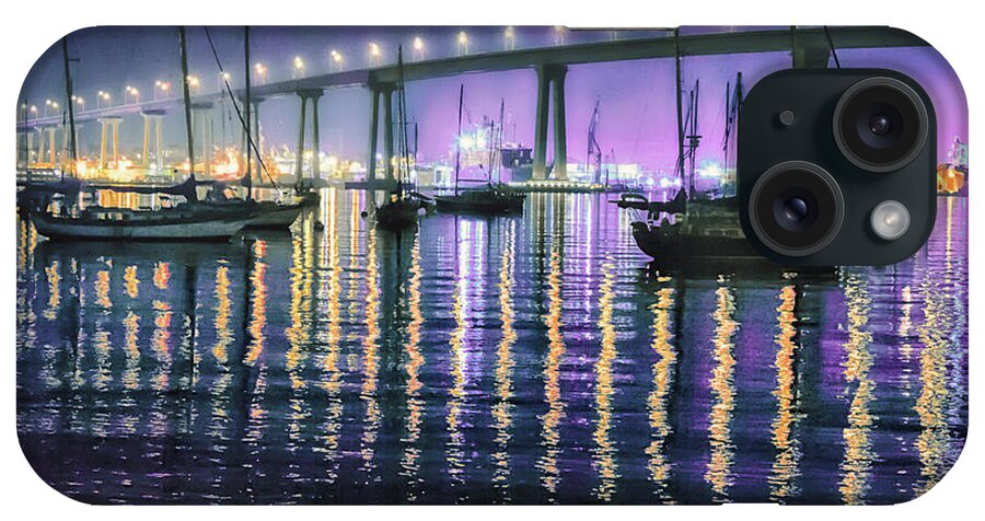 Sailboat iPhone Case featuring the photograph Coronado Bridge Marina by Photography By Douglas Knisely