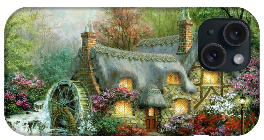 Country Retreat iPhone Case featuring the painting Country Retreat by Nicky Boehme