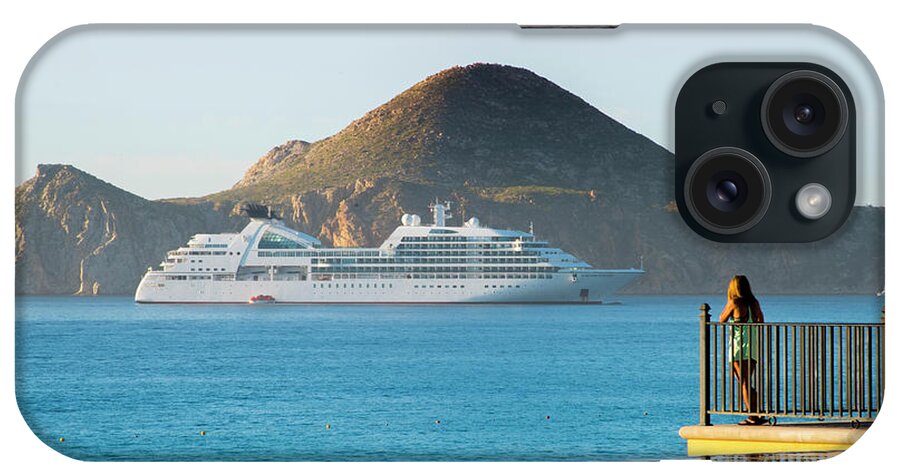 Cabo iPhone Case featuring the photograph Cruise Ship View by Bill Cubitt