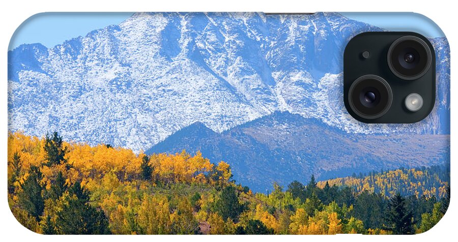 Aspen Leaf iPhone Case featuring the photograph Crystal Lake On Pikes Peak by Swkrullimaging