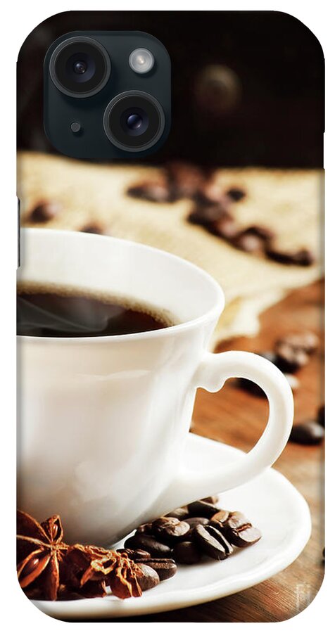 Coffee iPhone Case featuring the photograph Cup of coffee by Jelena Jovanovic