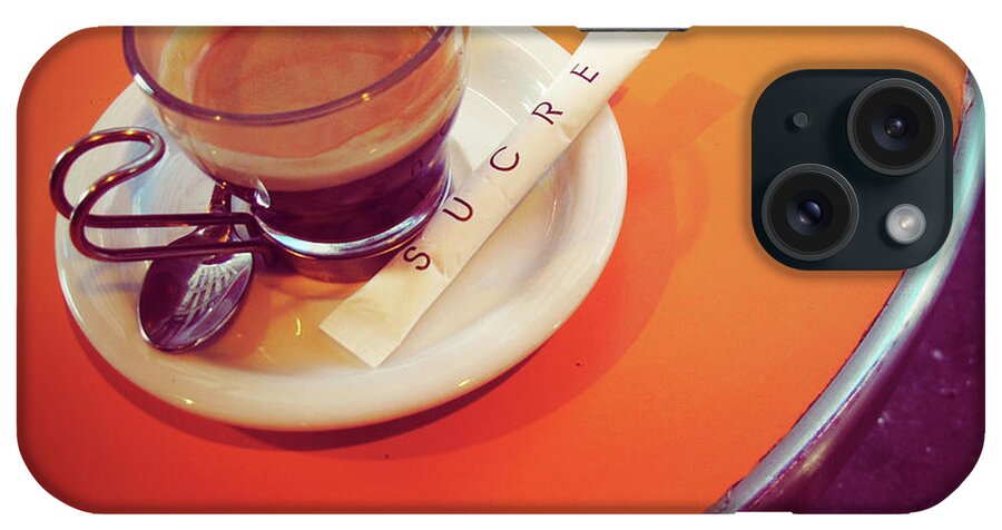 Estock iPhone Case featuring the digital art Cup Of Espresso by Neville Mountford-hoare