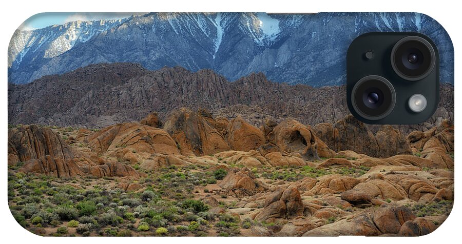 Cyclops Arch iPhone Case featuring the photograph Cyclops Arch at Alabama Hills by Michael Ver Sprill