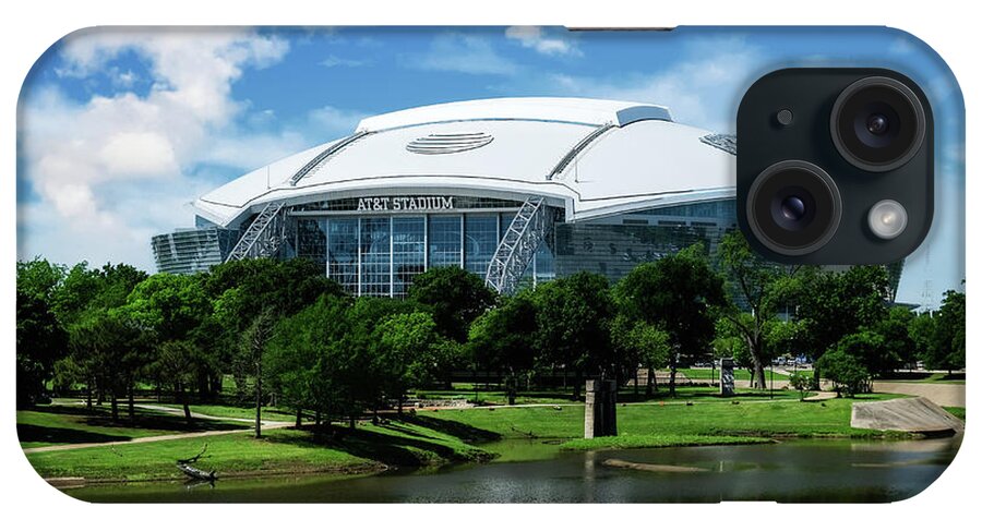 Dallas Cowboys iPhone Case featuring the photograph Dallas Cowboys ATT Stadium Arlington Texas by Robert Bellomy