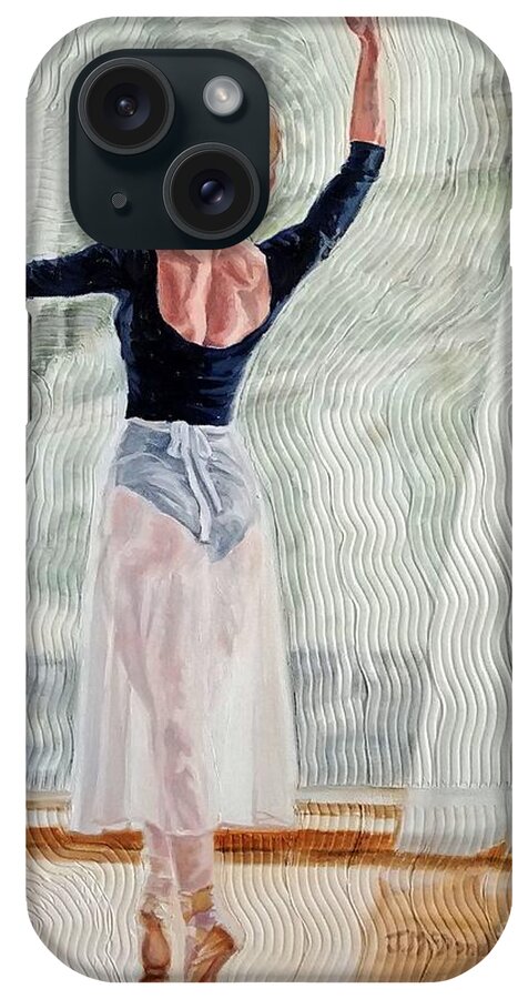 Ballet iPhone Case featuring the painting Dance of the Veils by Janet McDonald