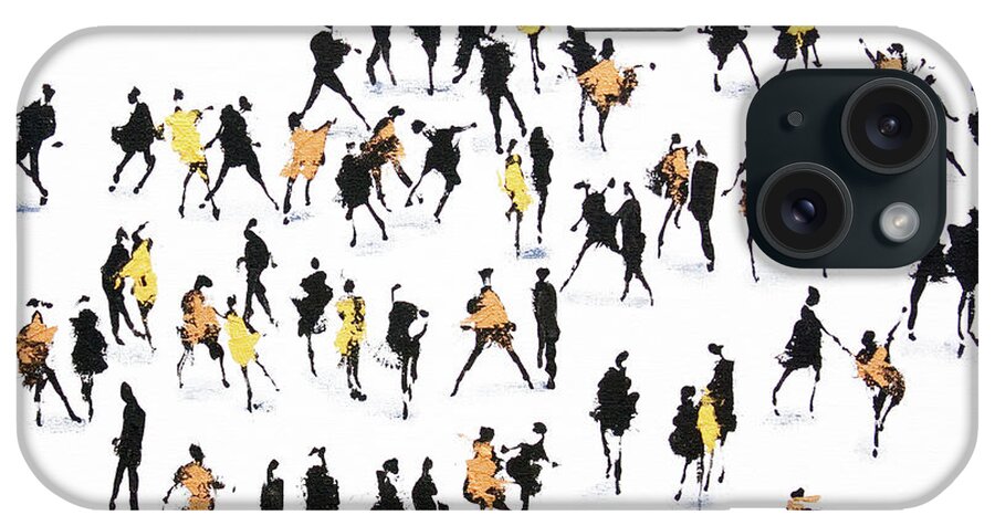 Dance iPhone Case featuring the painting Dance Steps by Neil McBride