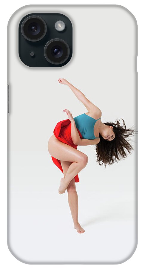 People iPhone Case featuring the photograph Dancer In Pose by Image Source