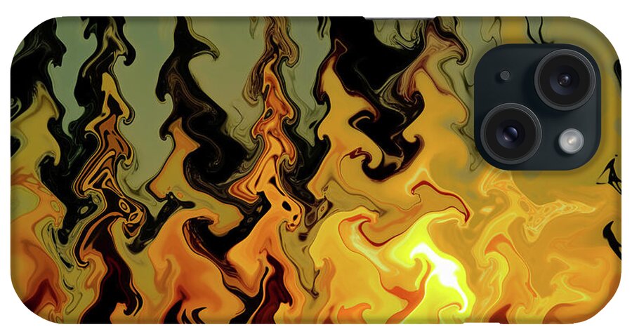 Flames iPhone Case featuring the photograph Dancing Flames by Diane Lindon Coy