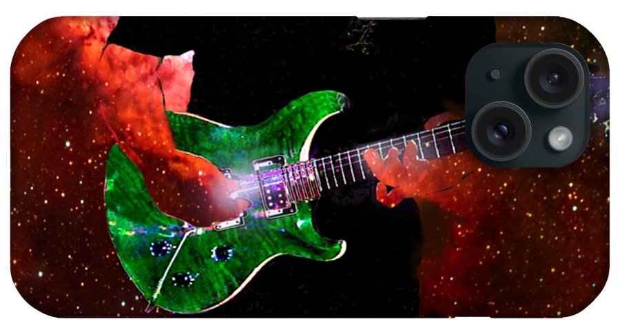 Guitar iPhone Case featuring the photograph Guitar nebula by Ric Rice
