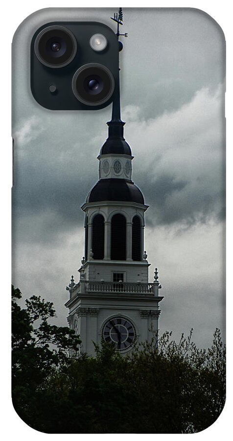 Dartmouth College's Clock Tower iPhone Case featuring the photograph Dartmouth College's Clock Tower by Raymond Salani III