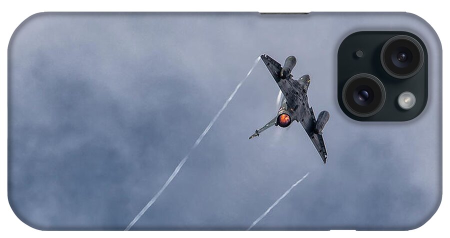 Dassault iPhone Case featuring the photograph Dassault Mirage 2000 D by Hernan Bua