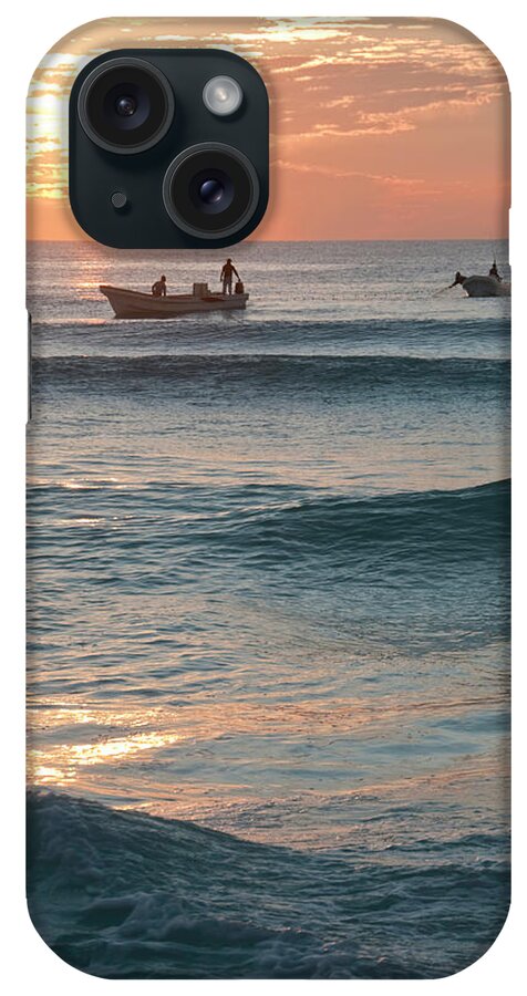 Dawn iPhone Case featuring the photograph Dawn Fishing Boats by Brettcharlton