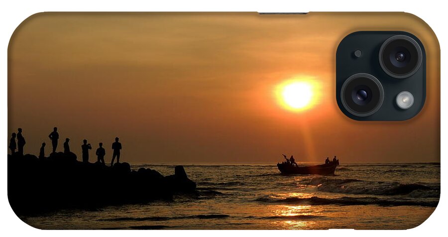 Water's Edge iPhone Case featuring the photograph Day Break by © Suman Kalyan Biswas .