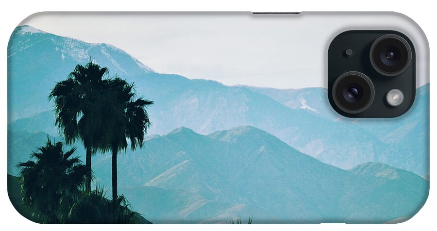 Desert iPhone Case featuring the photograph Desert Series - San Gorgonio Pass Teal by Lee Antle